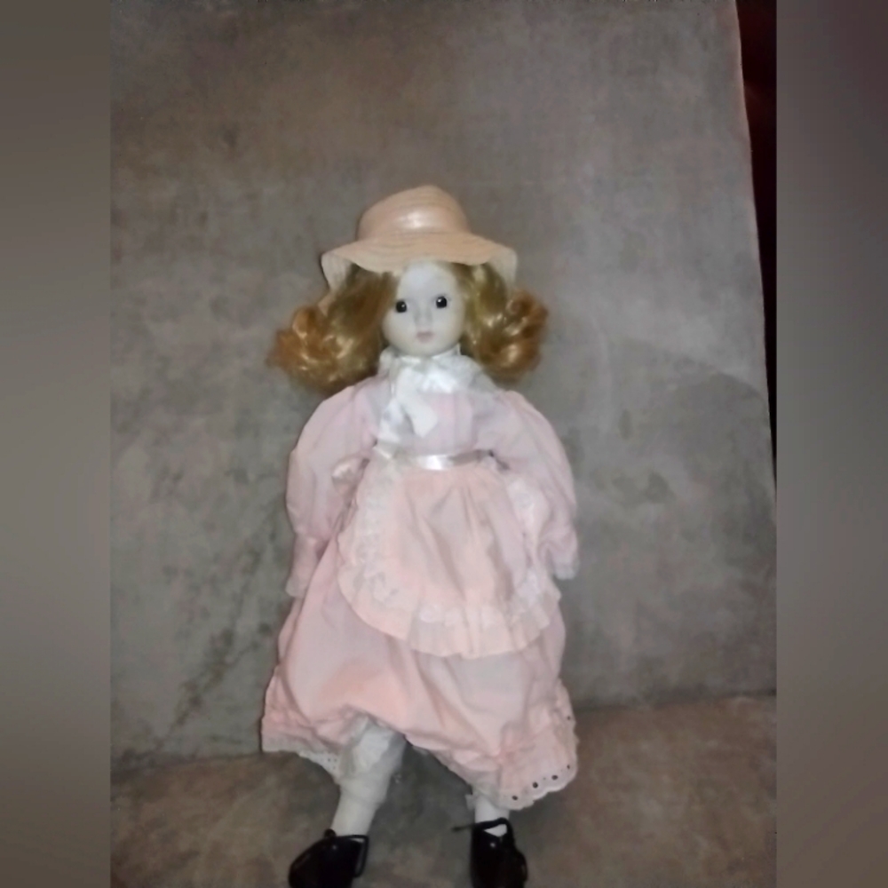 Victorian Porcelain Doll,  like new condition